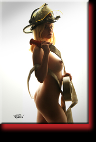 Nude Firewoman