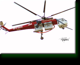 California Dept of Forestry Heavy Lift / Fire Attack