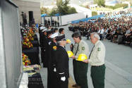 Honorary Helmet and Statue Presentation