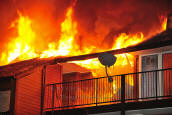 24 units destroyed or damaged. Over 125 firefighters worked the scene.