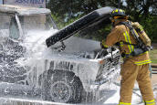 Truck Fire in West Houston