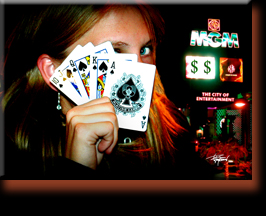 Poker night with Sam.